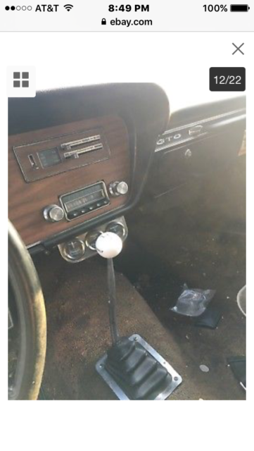 1967 Black Pontiac GTO Coupe