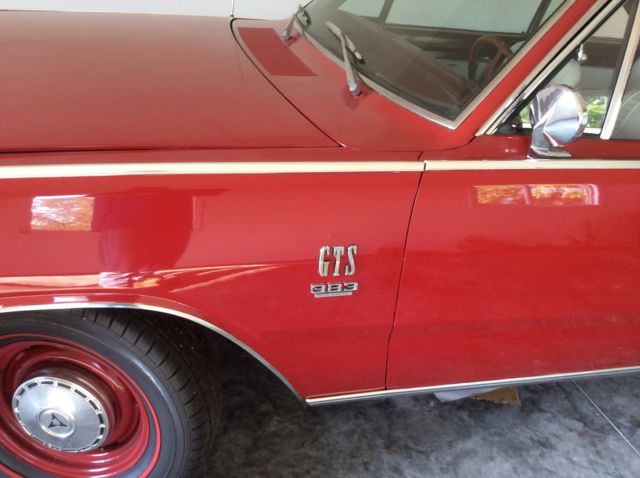 1967 Red Dodge Dart Hard top