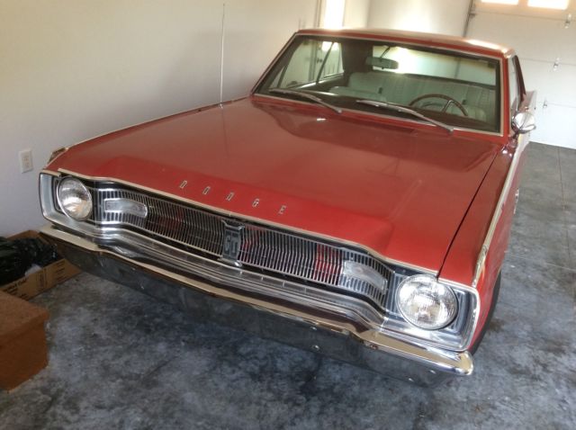 1967 Red Dodge Dart Hard top