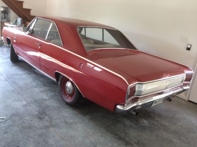 1967 Red Dodge Dart Hard top