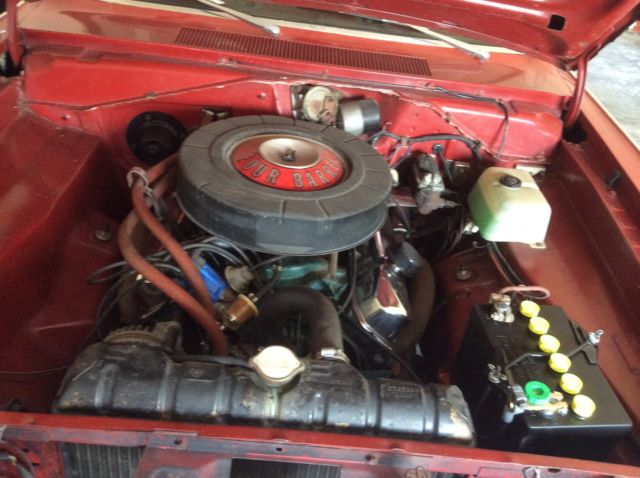 1967 Red Dodge Dart Hard top