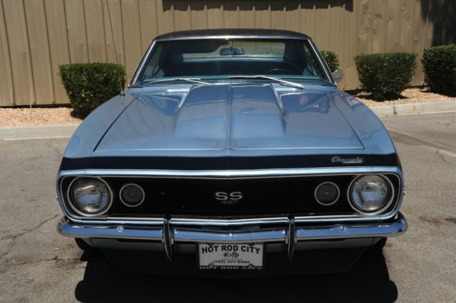 1967 Blue Chevrolet Camaro Coupe
