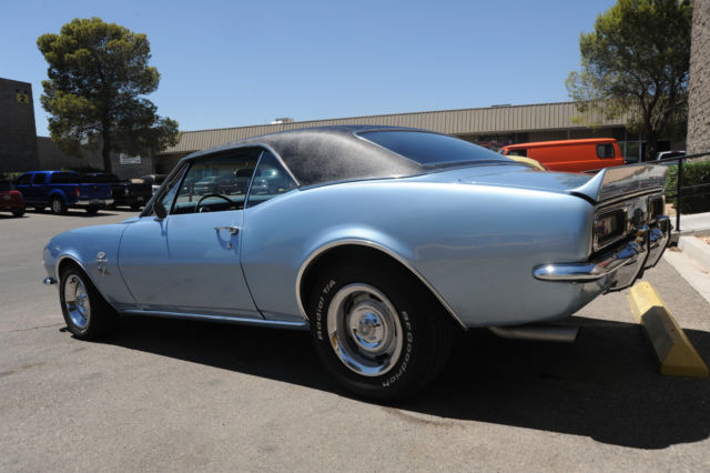 1967 Blue Chevrolet Camaro Coupe