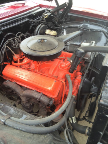 1967 Red Chevrolet Impala Convertible