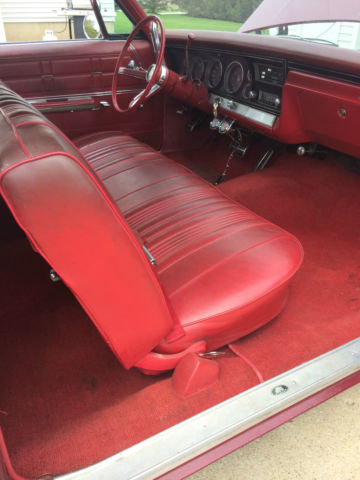 1967 Red Chevrolet Impala Convertible