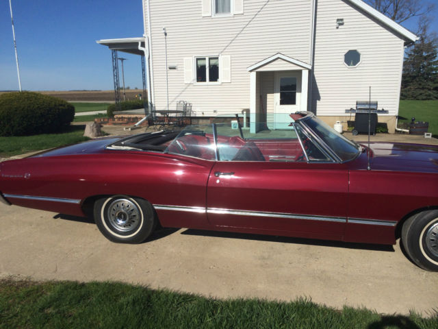 1967 Red Chevrolet Impala Convertible