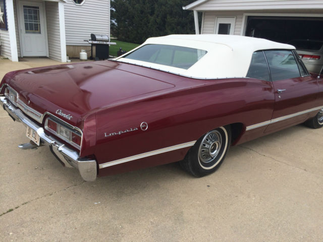 1967 Red Chevrolet Impala Convertible