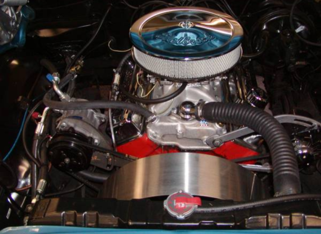 1967 Marina Blue Chevrolet Impala Convertible