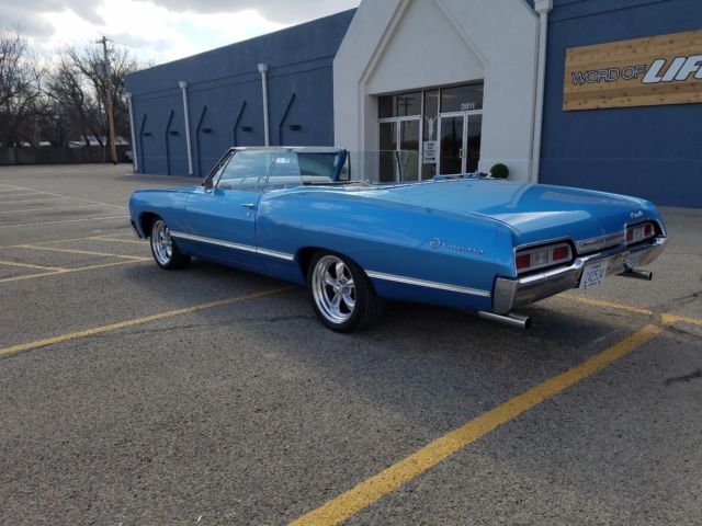 1967 Marina Blue Chevrolet Impala Convertible