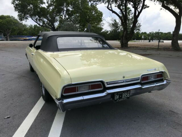 1967 Butternut Yellow Chevrolet Impala Convertible