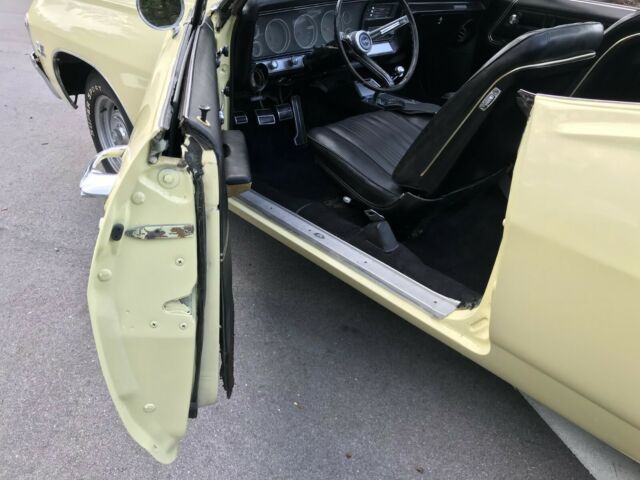 1967 Butternut Yellow Chevrolet Impala Convertible