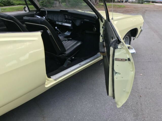 1967 Butternut Yellow Chevrolet Impala Convertible