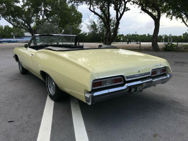 1967 Butternut Yellow Chevrolet Impala Convertible