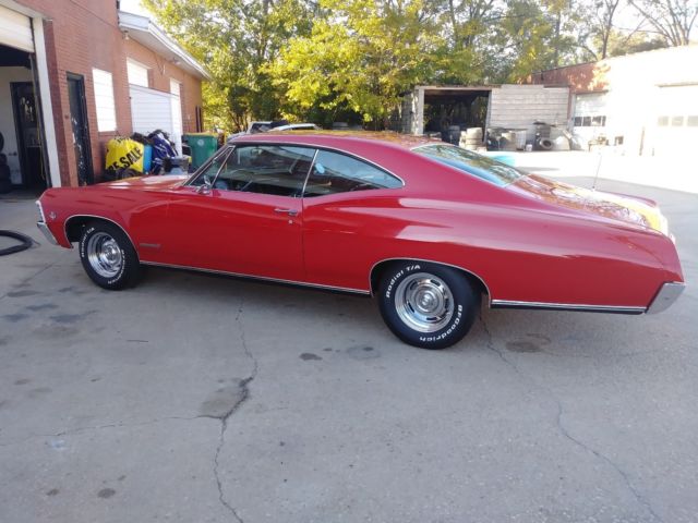 1967 RED Chevrolet Impala Fastback
