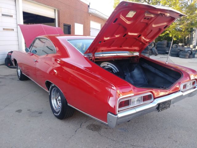 1967 RED Chevrolet Impala Fastback