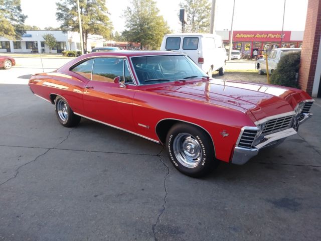 1967 RED Chevrolet Impala Fastback