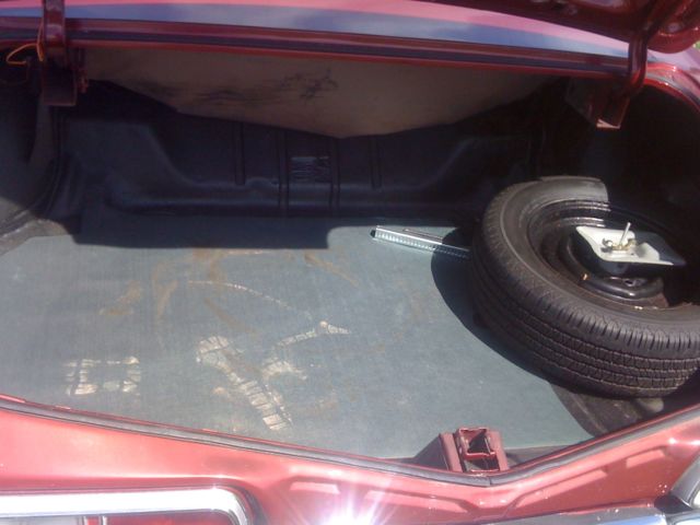 1967 Burgundy Chevrolet Impala Convertible