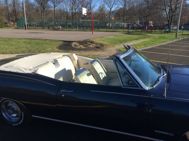 1967 Blue Chevrolet Impala Convertible