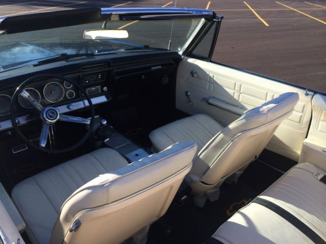 1967 Blue Chevrolet Impala Convertible