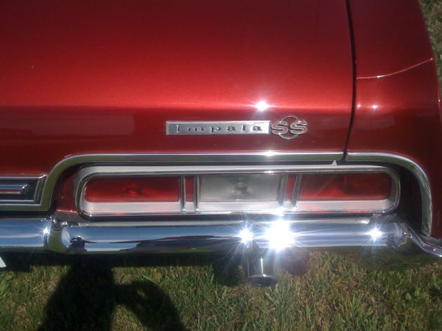 1967 Burgundy Chevrolet Impala Convertible