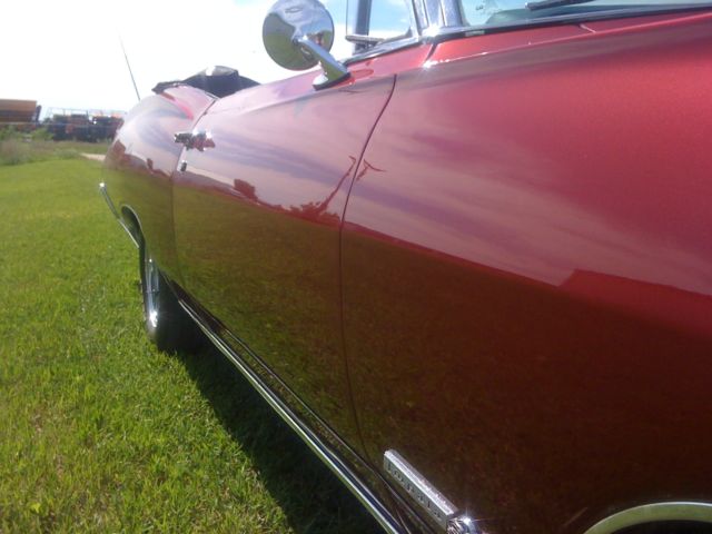 1967 Burgundy Chevrolet Impala Convertible