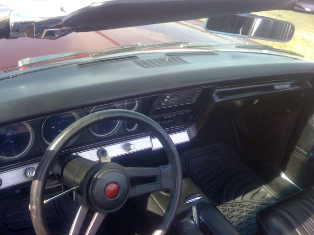 1967 Burgundy Chevrolet Impala Convertible