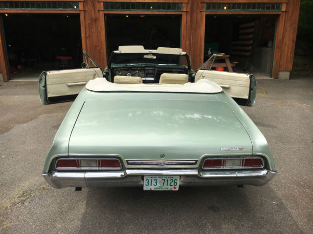 1967 Green Chevrolet Impala Convertible