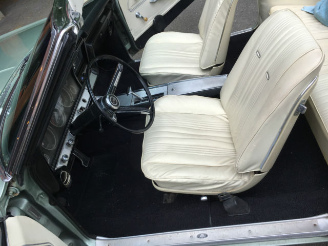 1967 Green Chevrolet Impala Convertible