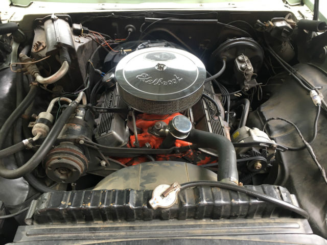 1967 Green Chevrolet Impala Convertible