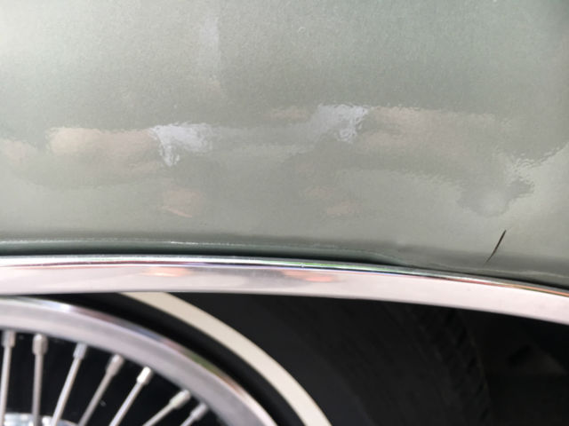 1967 Green Chevrolet Impala Convertible