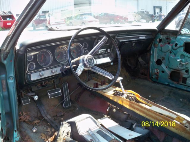 1967 Teal Chevrolet Impala Coupe