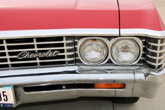 1967 Red Chevrolet Impala Coupe