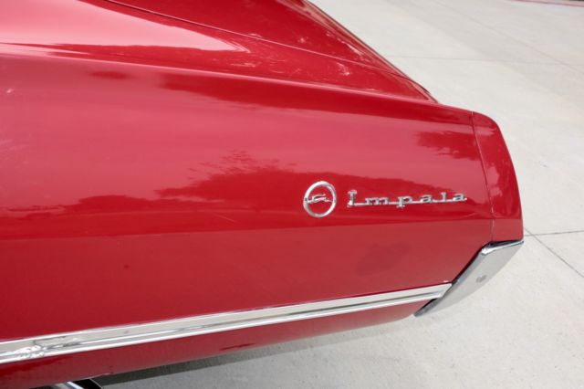 1967 Red Chevrolet Impala Coupe