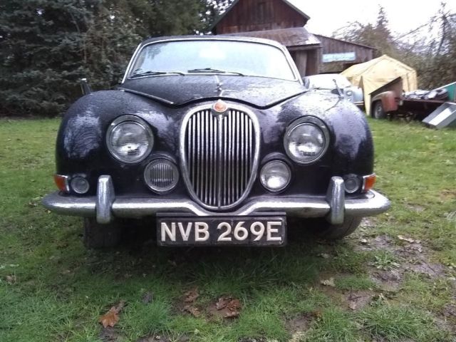 1967 Black Jaguar 3.4S Sedan