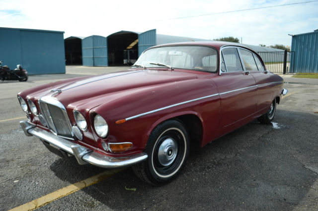 1967 Burgundy Jaguar Other Sedan