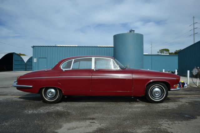 1967 Burgundy Jaguar Other Sedan