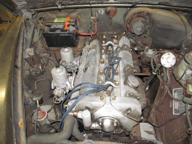 1967 Green Jaguar 420 Sedan