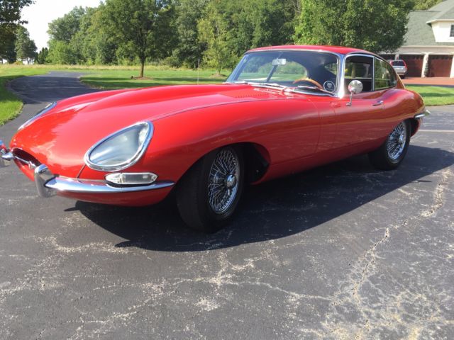 1967 Carmen Red Jaguar E-Type Coupe
