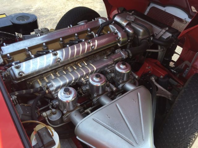 1967 Carmen Red Jaguar E-Type Coupe