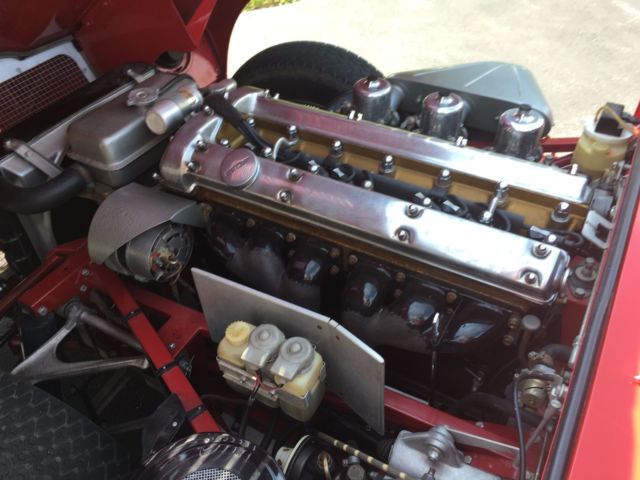 1967 Carmen Red Jaguar E-Type Coupe