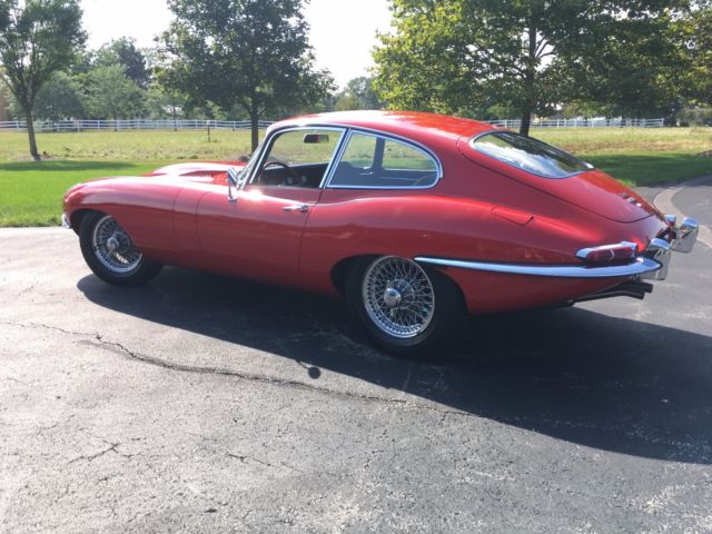 1967 Carmen Red Jaguar E-Type Coupe