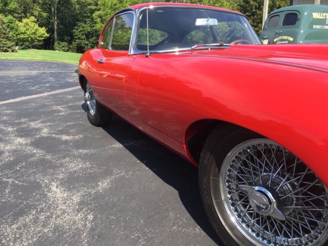 1967 Carmen Red Jaguar E-Type Coupe