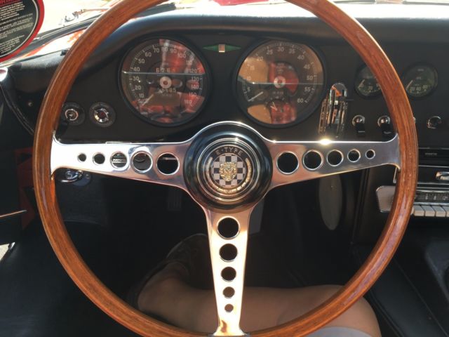 1967 Carmen Red Jaguar E-Type Coupe