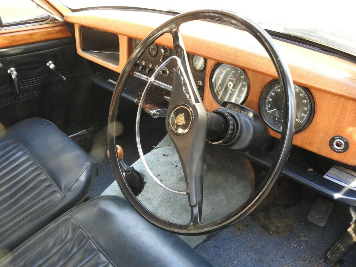 1967 Black Jaguar S-Type Sedan