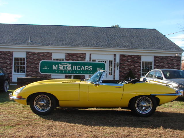 1967 Competition Yellow Jaguar E-Type Convertible