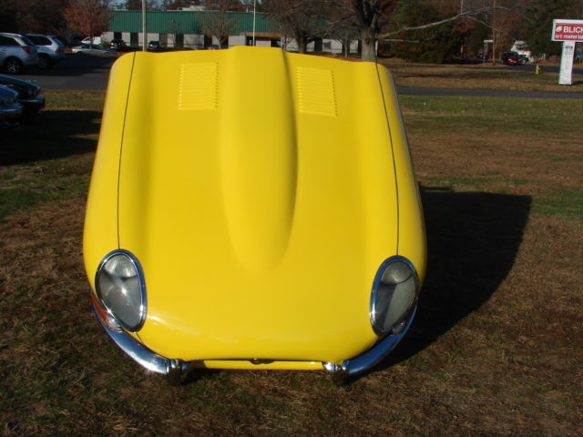 1967 Competition Yellow Jaguar E-Type Convertible