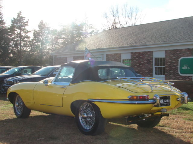 1967 Competition Yellow Jaguar E-Type Convertible