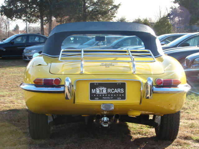 1967 Competition Yellow Jaguar E-Type Convertible