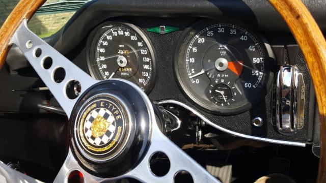 1967 Red Jaguar E-Type Convertible
