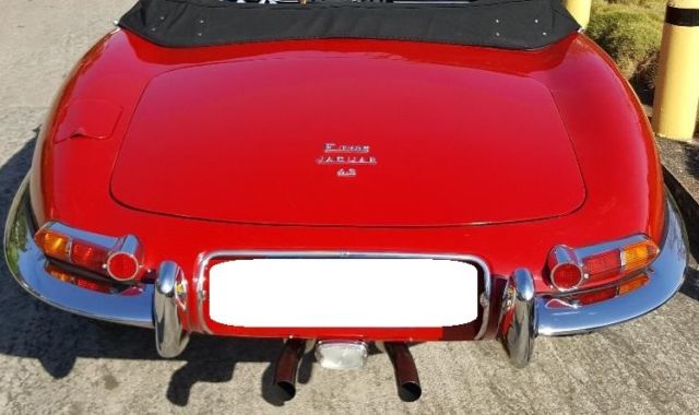 1967 Red Jaguar E-Type Convertible